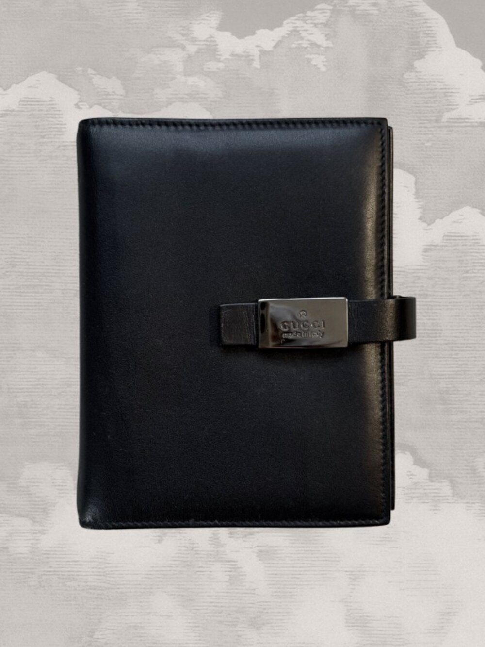 GUCCI NWOT Tom Ford Era Agenda Passport Holder Wallet Planner Y2K Minimalist